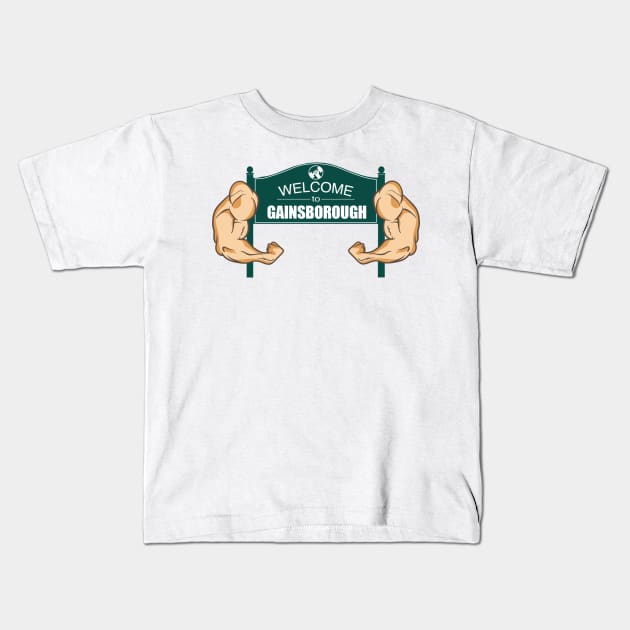 Welcome to Gainsborough Kids T-Shirt by sketchfiles